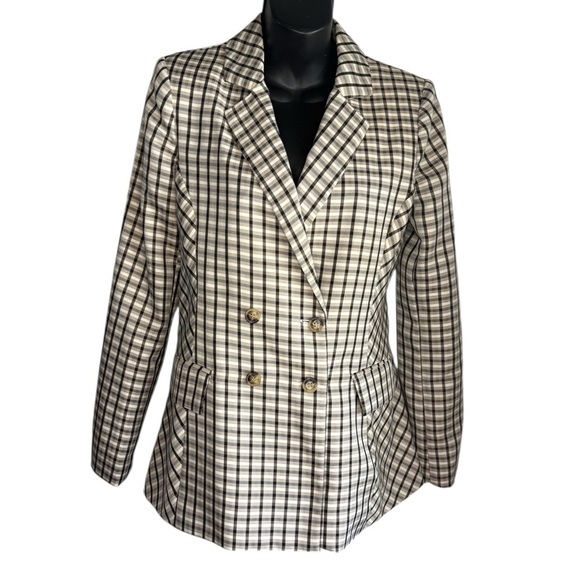 Express X Negin Mirsalehi Mixed Plaid
Boyfriend Blazer Women's Size XS - Picture 5 of 14